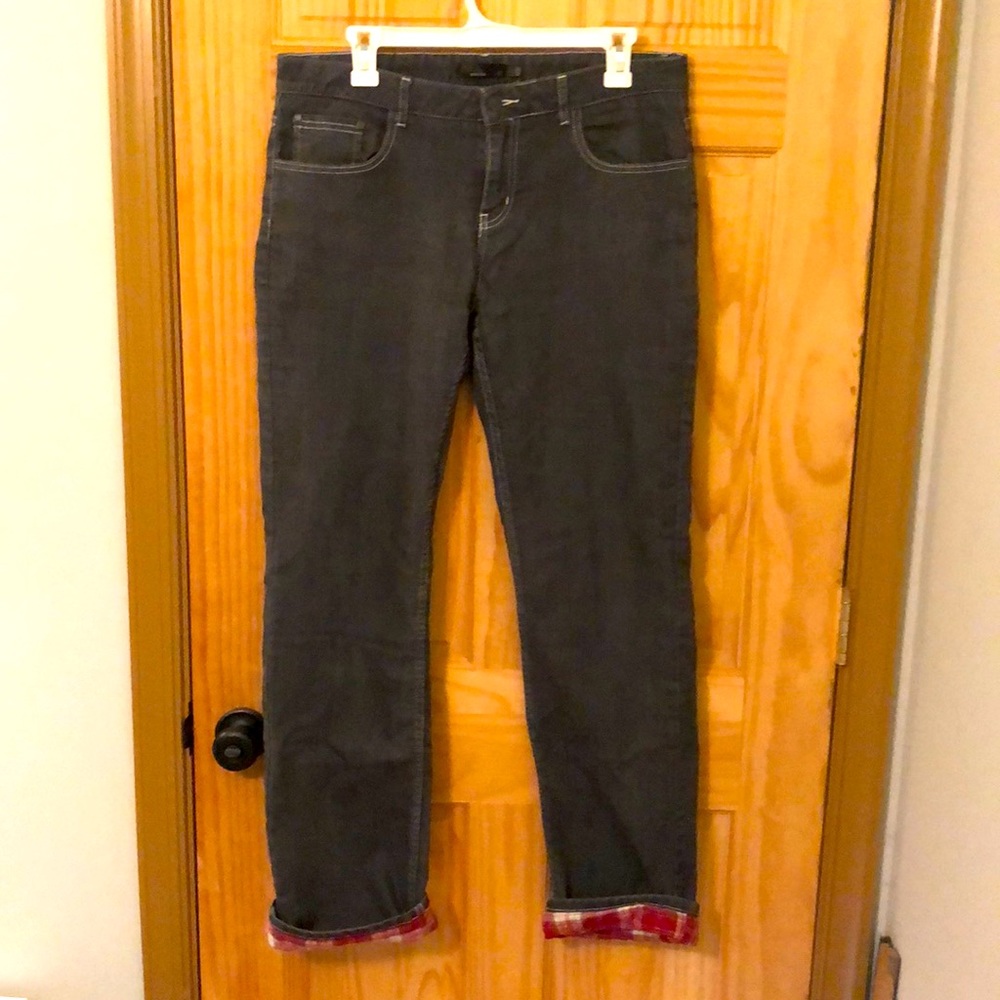 Women’s flannel-lined jeans